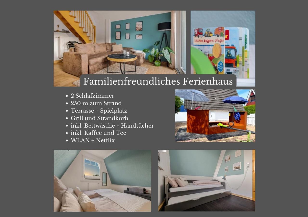 Familienfreundliches Ferienhaus In 5 Min Zum Strand Mit Terrasse Und Kostenlosem Parkplatz Куксхафен Экстерьер фото